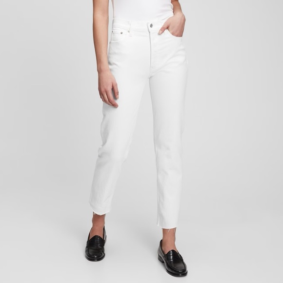 Gap Cheeky Straight White Jeans - Picture 2 of 14